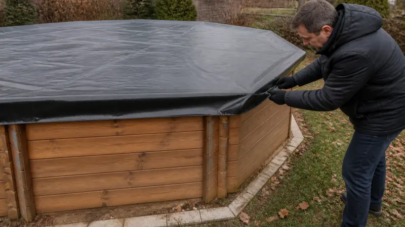 Bâche hivernage piscine octogonale 8x4 : guide d'achat spécifique